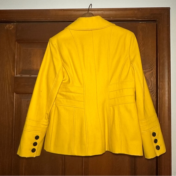 Yellow Double-Breasted Women's Jacket - Picture 3 of 8